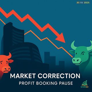 चार दिन की तेजी पर लगा ब्रेक, Profit Booking के दबाव में गिरे Sensex और Nifty