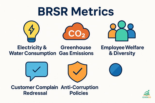 एक निवेशक SEBI के BRSR दस्तावेज़ का विश्लेषण कर रहा है, जो transparency और अनुपालन को दर्शाता है।