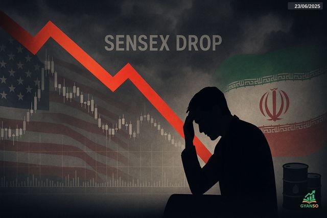 ईरान-अमेरिका तनाव का असर: सेंसेक्स 500 अंक टूटा, निवेशक अब क्या करें?